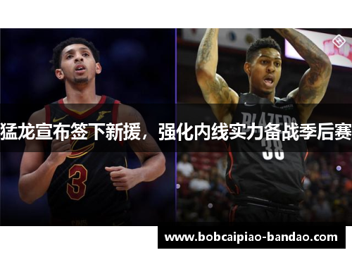 猛龙宣布签下新援，强化内线实力备战季后赛